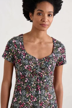 Women Seasalt Cornwall Secret Cove Empire Line Midi Dress