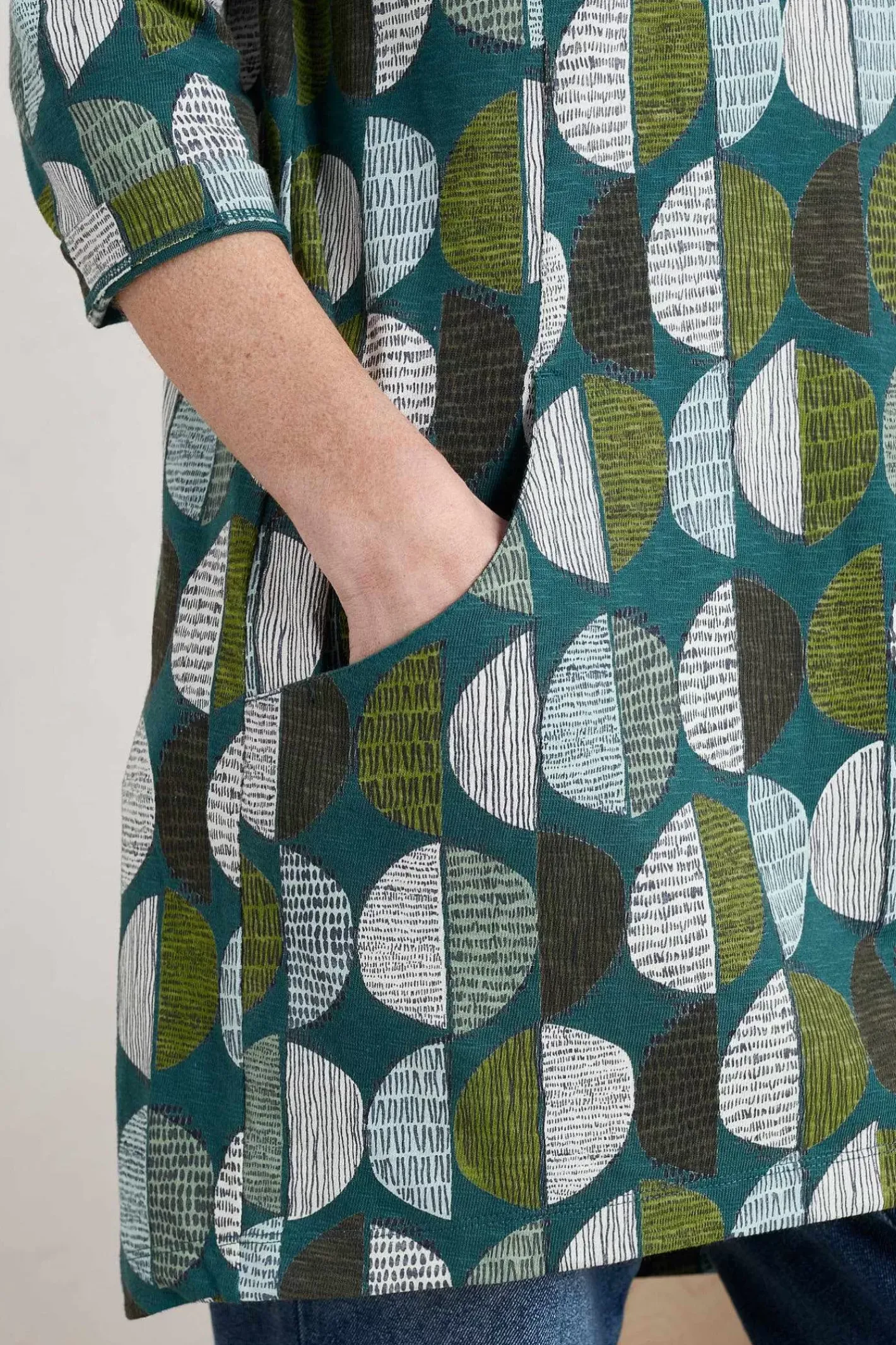 Women Seasalt Cornwall Shore Foraging Printed Tunic (Gots)