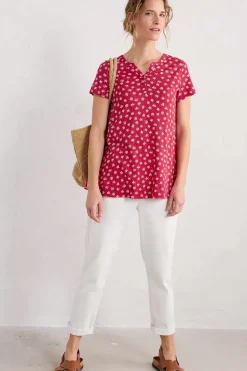 Women Seasalt Cornwall Short-Sleeved Risso Top