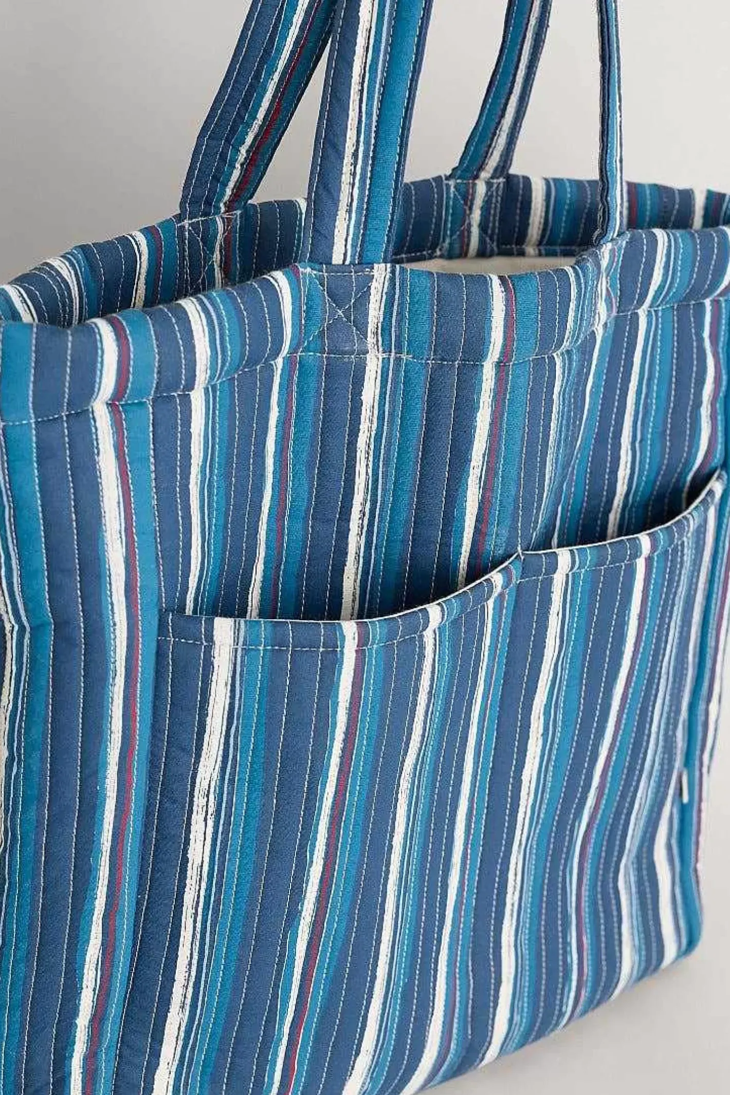 Women Seasalt Cornwall Singing Water Quilted Tote Bag