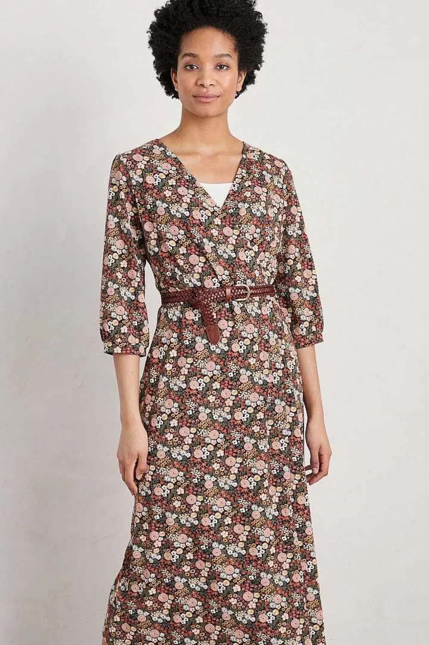 Women Seasalt Cornwall Sowena Jersey Wrap Dress