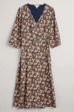 Women Seasalt Cornwall Sowena Jersey Wrap Dress