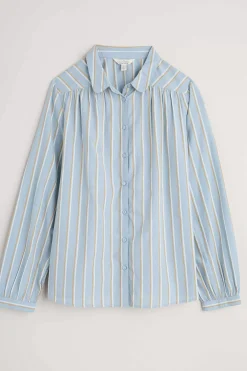 Women Seasalt Cornwall Spiral Flight Striped Shirt (Gots)