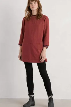 Women Seasalt Cornwall St Agnes Clay Ramie-Blend Tunic