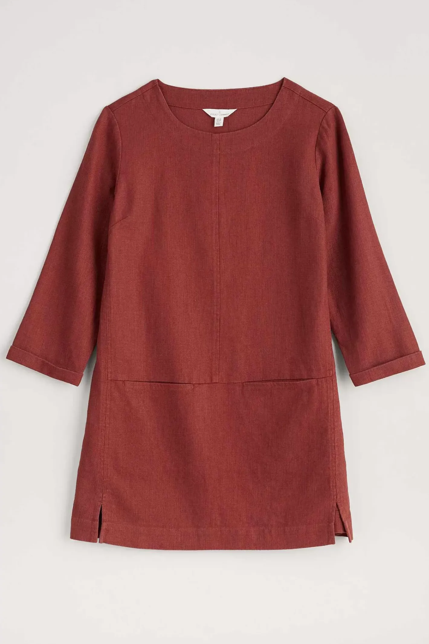 Women Seasalt Cornwall St Agnes Clay Ramie-Blend Tunic