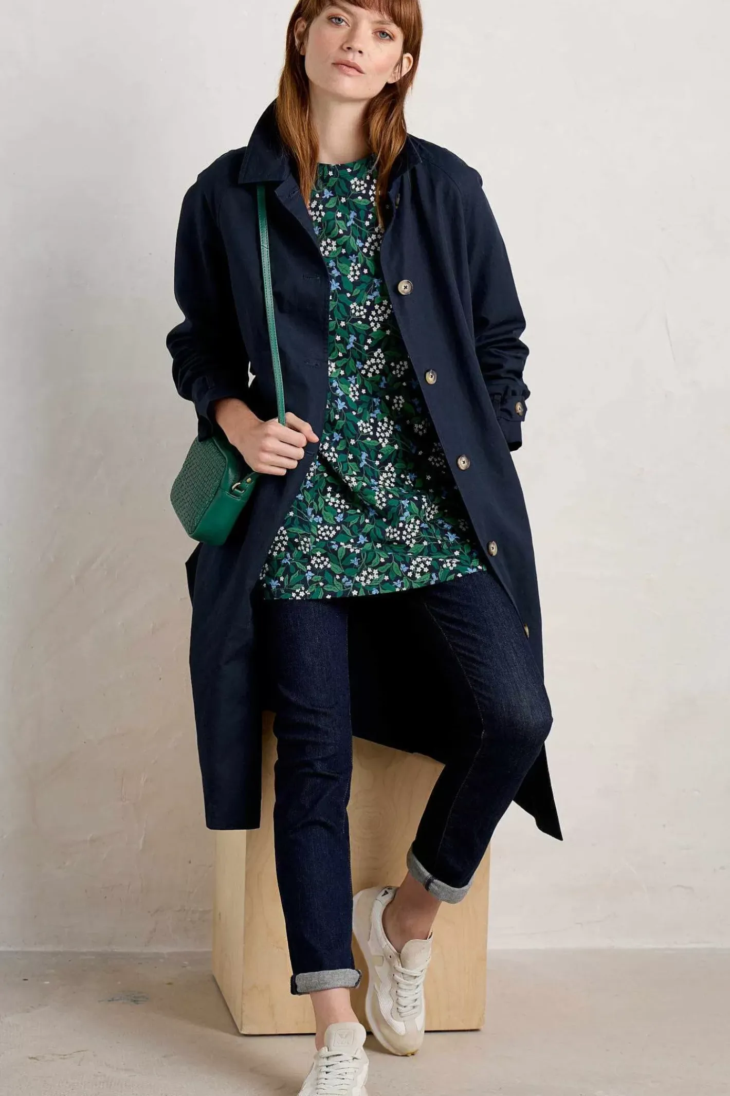 Women Seasalt Cornwall Tall Waves Jersey Tunic