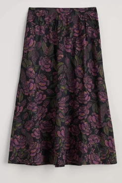 Women Seasalt Cornwall Tawny Owl Midi Skirt