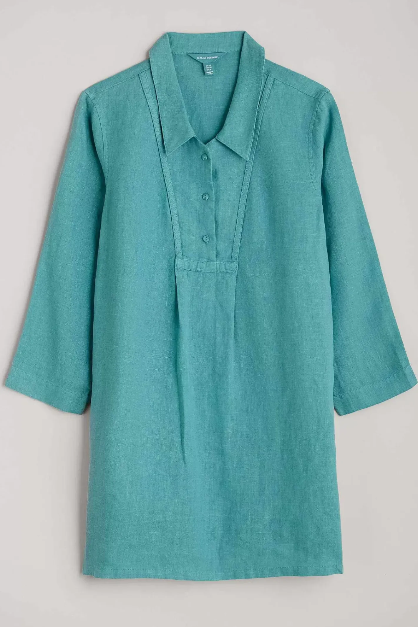 Women Seasalt Cornwall Tide Clock 3/4 Sleeve Tunic