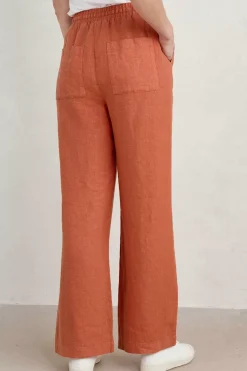 Women Seasalt Cornwall Tide Flow Wide Leg Linen Trousers