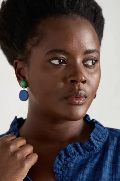 Women Seasalt Cornwall Torch Lily Drop Earrings