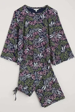 Women Seasalt Cornwall Tree Shadow Jersey Pyjamas