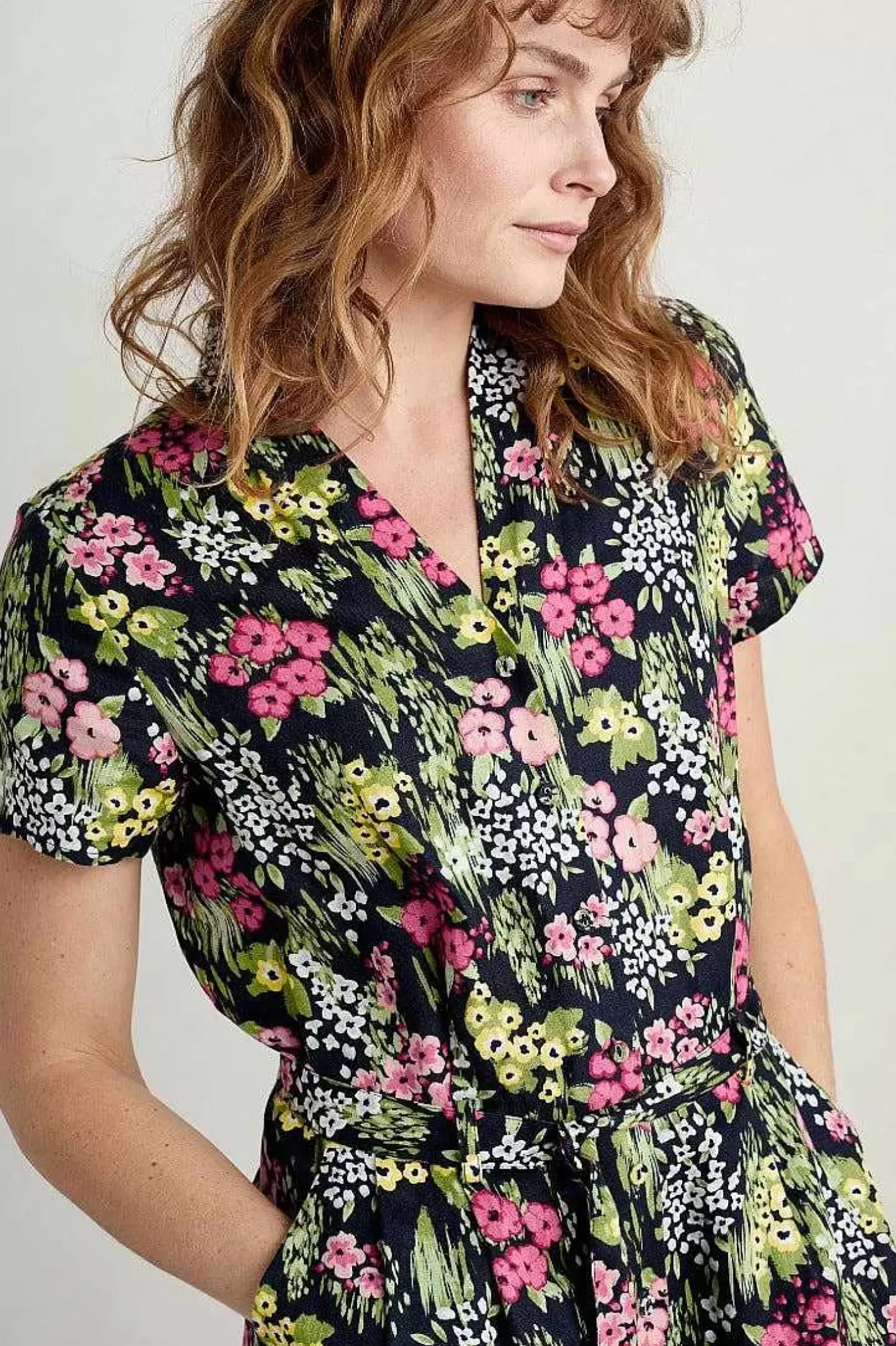 Women Seasalt Cornwall Treen Cove Linen Jumpsuit