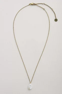 Women Seasalt Cornwall Valency Freshwater Pearl Pendant Necklace