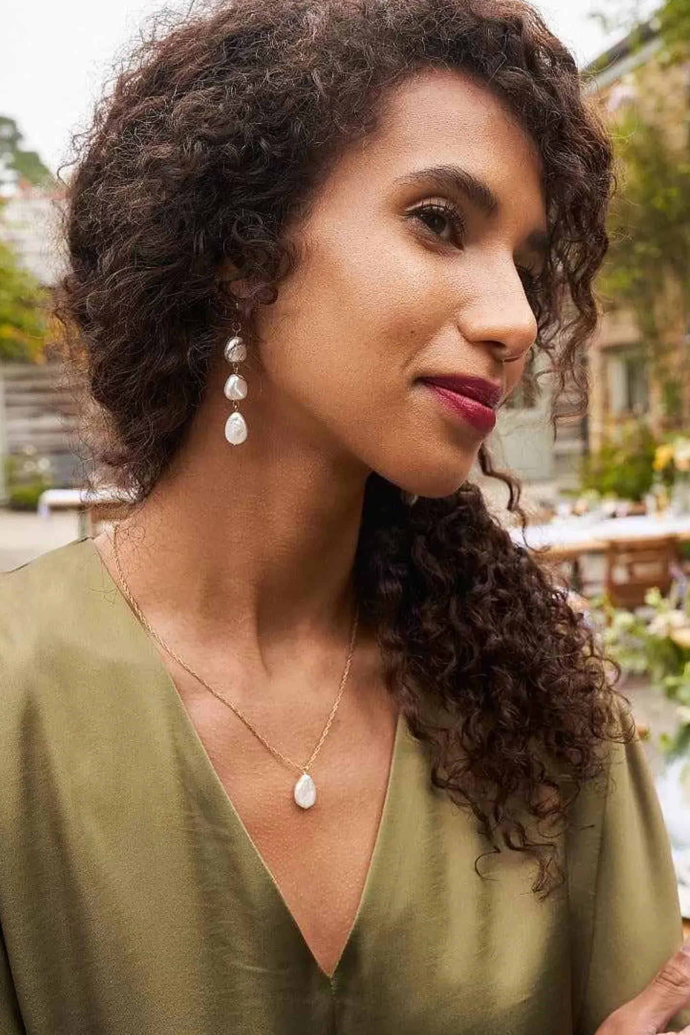 Women Seasalt Cornwall Valency Freshwater Pearl Pendant Necklace