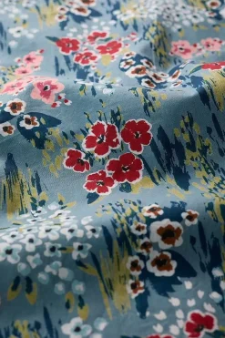 Women Seasalt Cornwall Watercolour Sketch 3/4 Sleeve Top (Gots)