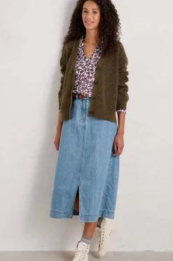 Women Seasalt Cornwall Wavecrest Jersey Shirt (Gots)