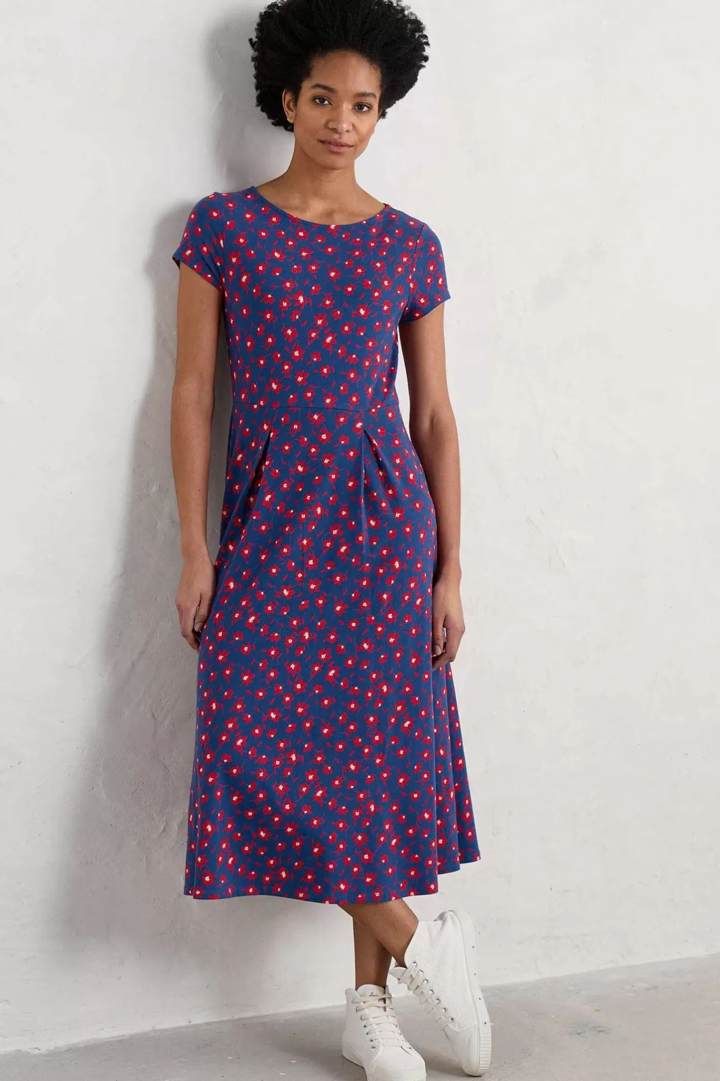 Women Seasalt Cornwall Wild Bouquet Jersey Dress