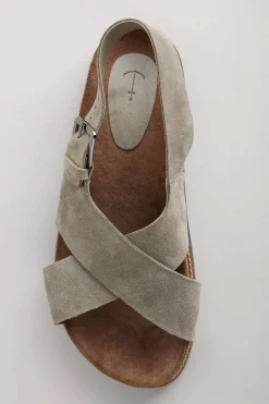 Women Seasalt Cornwall Wilder Shores Crossover Leather Sandals