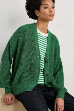 Women Seasalt Cornwall Winding Creek Organic Cotton Knit Cardigan