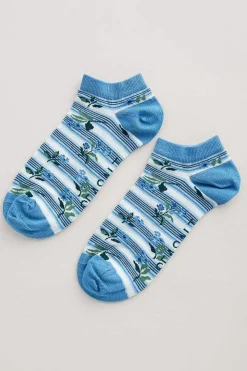 Women Seasalt Cornwall Women's Arty Organic Cotton Trainer Socks
